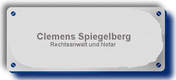 Rechtsanwalt Notar Clemens Spiegelberg