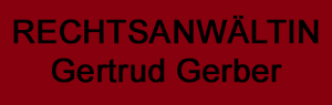 Rechtsanwltin Gertrud Gerber