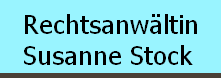 Rechtsanwltin Susanne Stock