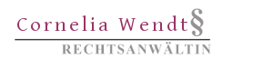 Rechtsanwältin Cornelia Wendt